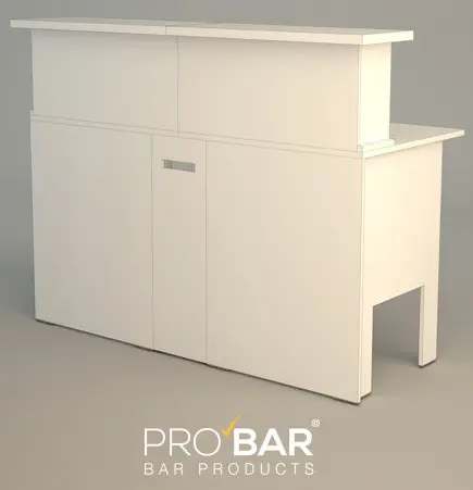 Barra de bar de madera plegable, 150 cm