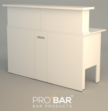 Barra de bar de madera plegable