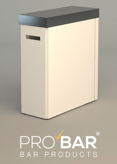 Barra de bar de madera plegable, 150 cm - Imagen 2
