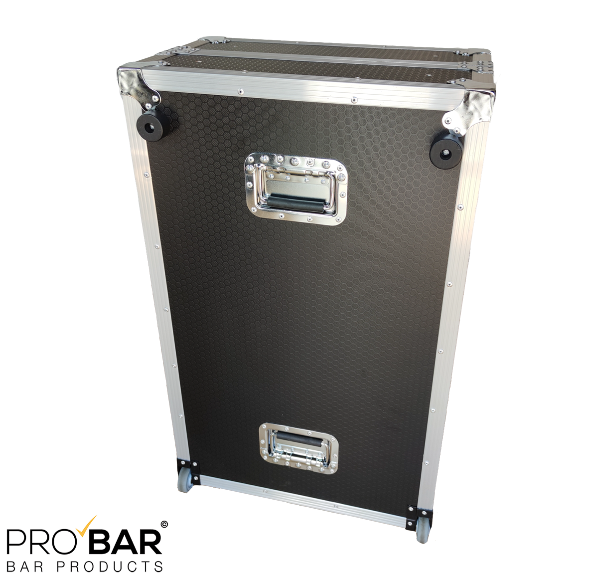 Mostrador portátil de bar con maleta trolley, 160 cm - Imagen 3