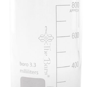 Vaso mezclador Becher 80 cl, vidrio graduado