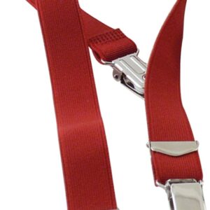 Tirantes rojos de 30 mm, tejido elástico, talla única