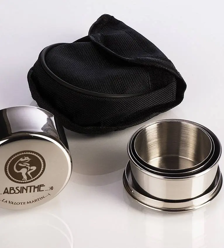 Vaso de absenta resellable 16 cl, acero inoxidable - Imagen 2