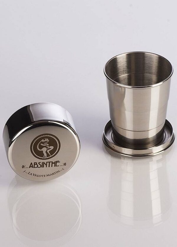 Vaso de absenta resellable 16 cl, acero inoxidable