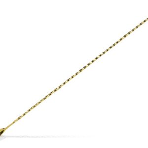 Cuchara de bar Drop 40 cm, acero inoxidable chapado, cinco acabados - Oro