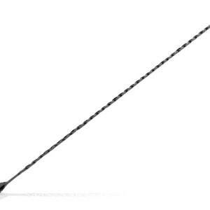 Cuchara de bar Drop 40 cm, acero inoxidable chapado, cinco acabados - Negro