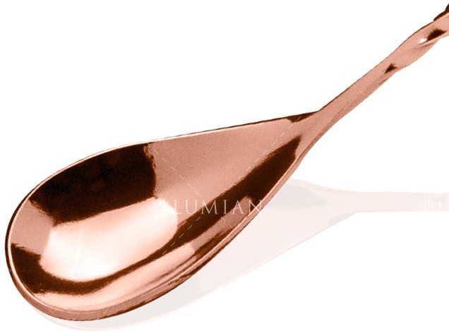 Cuchara de bar Drop 40 cm, acero inoxidable chapado, cinco acabados - Imagen 15