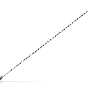 Cuchara de bar Drop 40 cm, acero inoxidable chapado, cinco acabados - Plata
