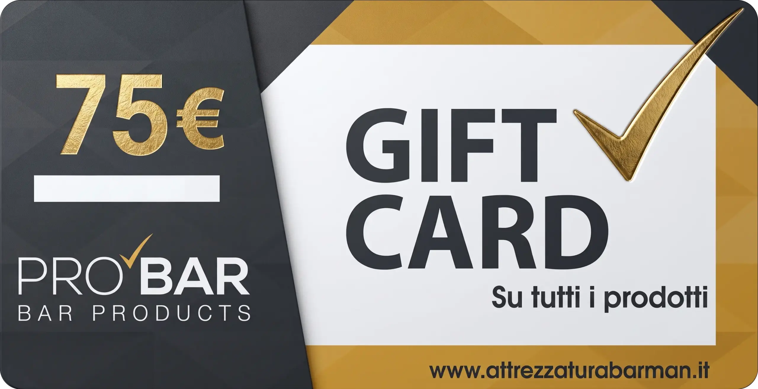 Tarjeta regalo de 75 €, llega por correo