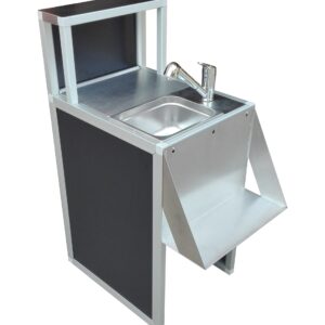 Fregadero portátil de acero 50 cm para barra modular