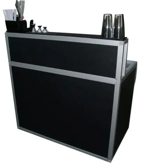 Estación de bar plegable Comfort 120 cm, acero inoxidable - Imagen 4
