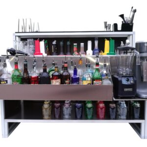 Estación de bar plegable Professional 150 cm con fregadero