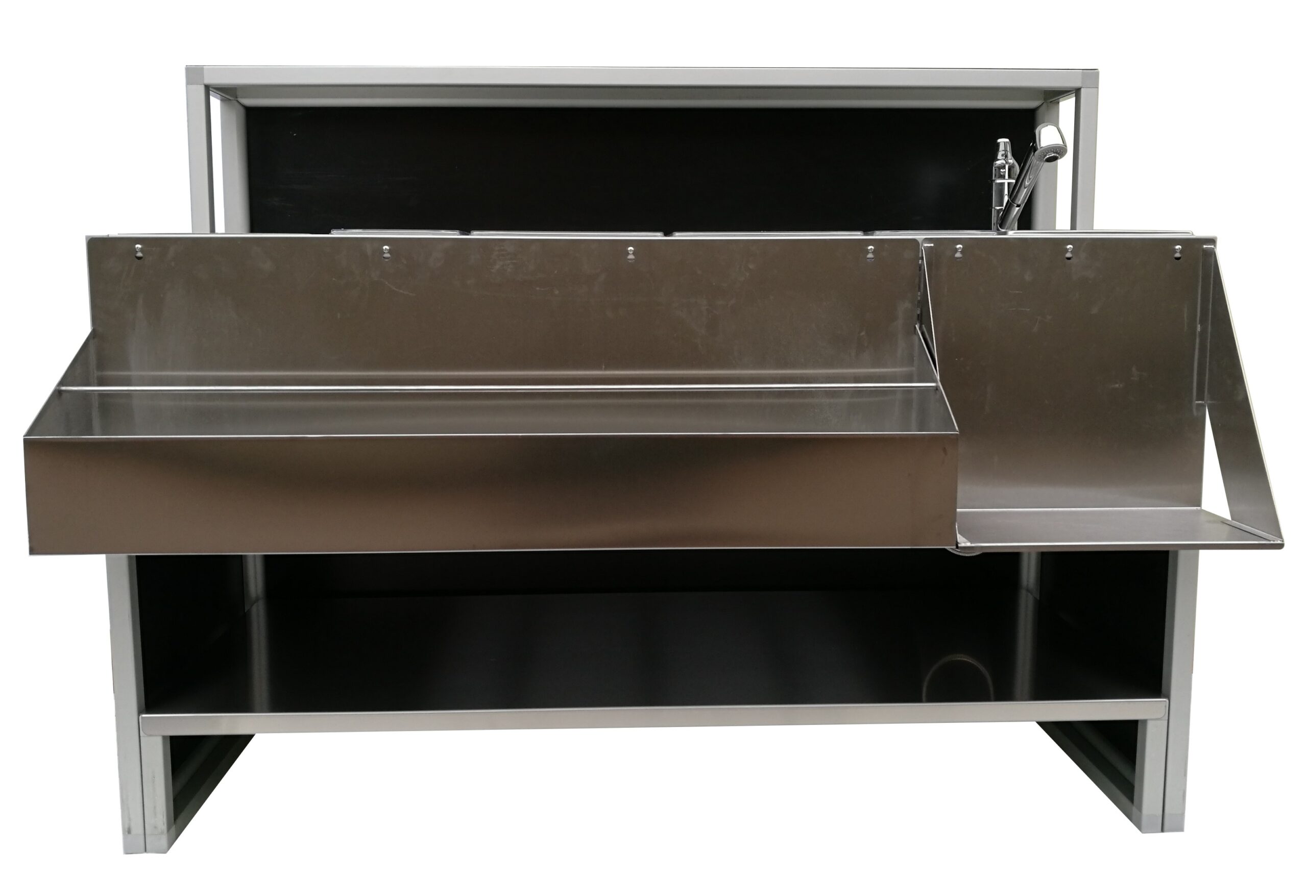 Estación de bar plegable Professional 150 cm con fregadero - Imagen 7