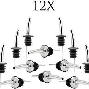 Pico vertedor metálico Lumian, acero inoxidable 18/10, pack de 12