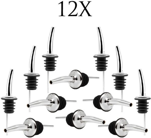 Pico vertedor metálico Lumian, acero inoxidable 18/10, pack de 12