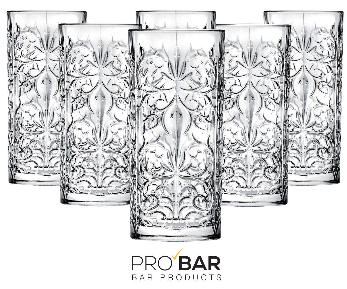 Vaso tumbler Tattoo 37 cl, cristal Luxion, pack de 6 - Imagen 2