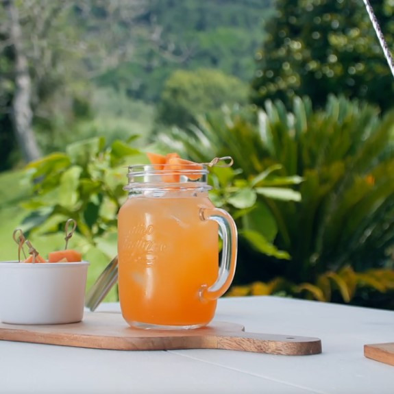 Tarro de cóctel con asa Quattro Stagioni 40 cl, vidrio decorado - Imagen 6