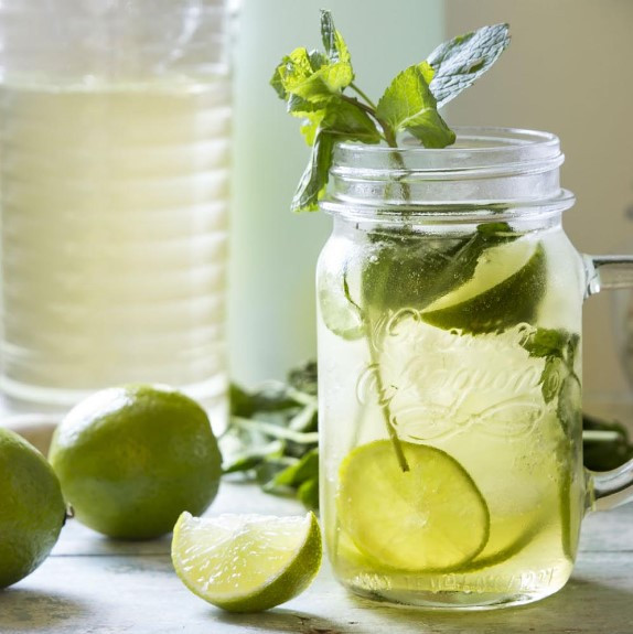 Tarro de cóctel con asa Quattro Stagioni 40 cl, vidrio decorado - Imagen 7