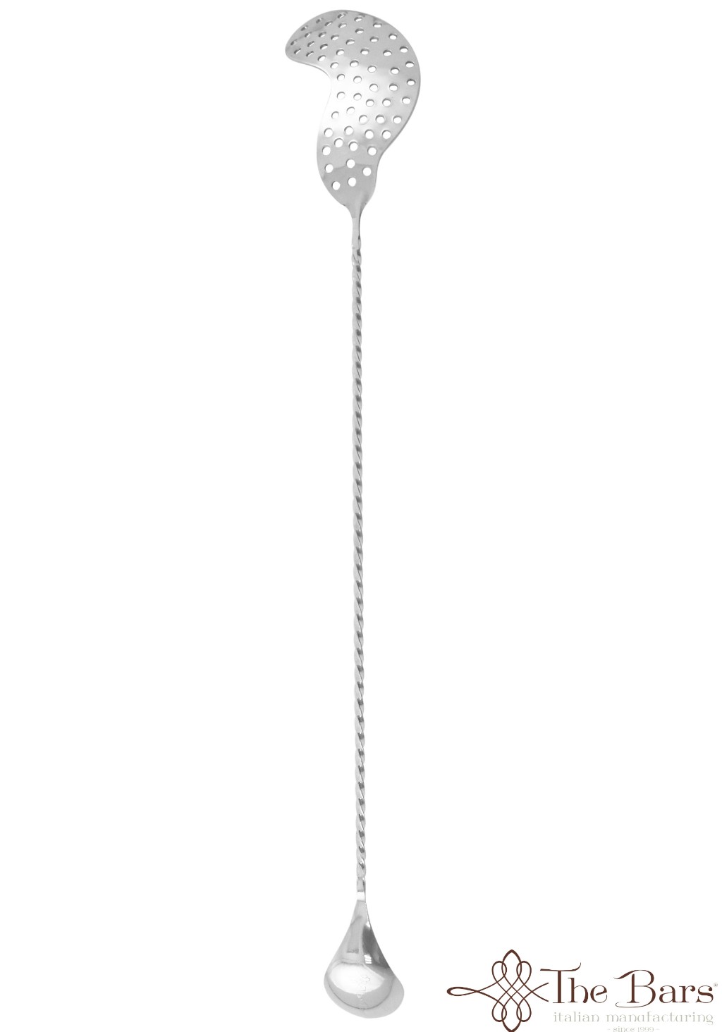 Cuchara de bar con colador 40 cm, acero