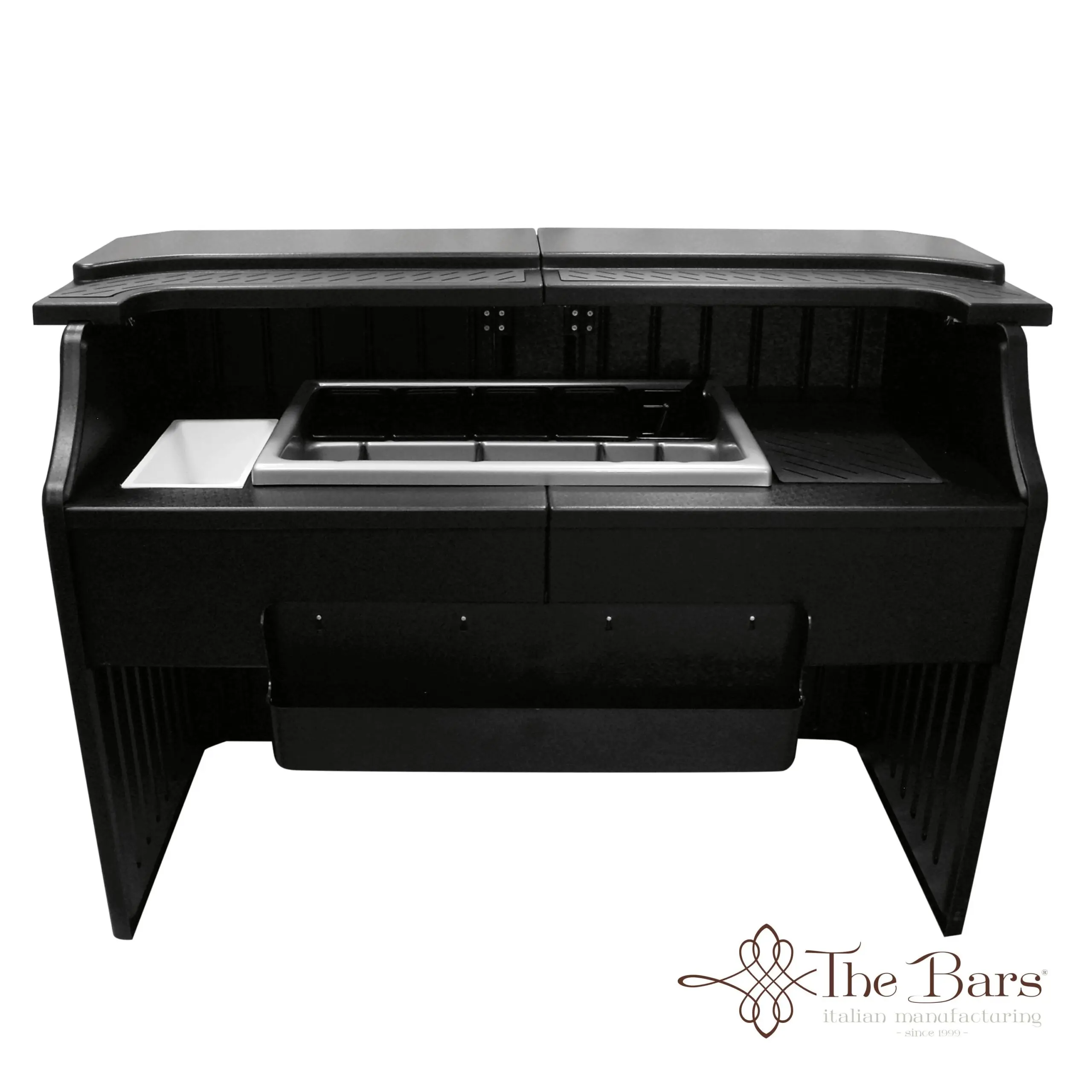 Barra de bar portátil Workstation 175 cm, ABS y policarbonato