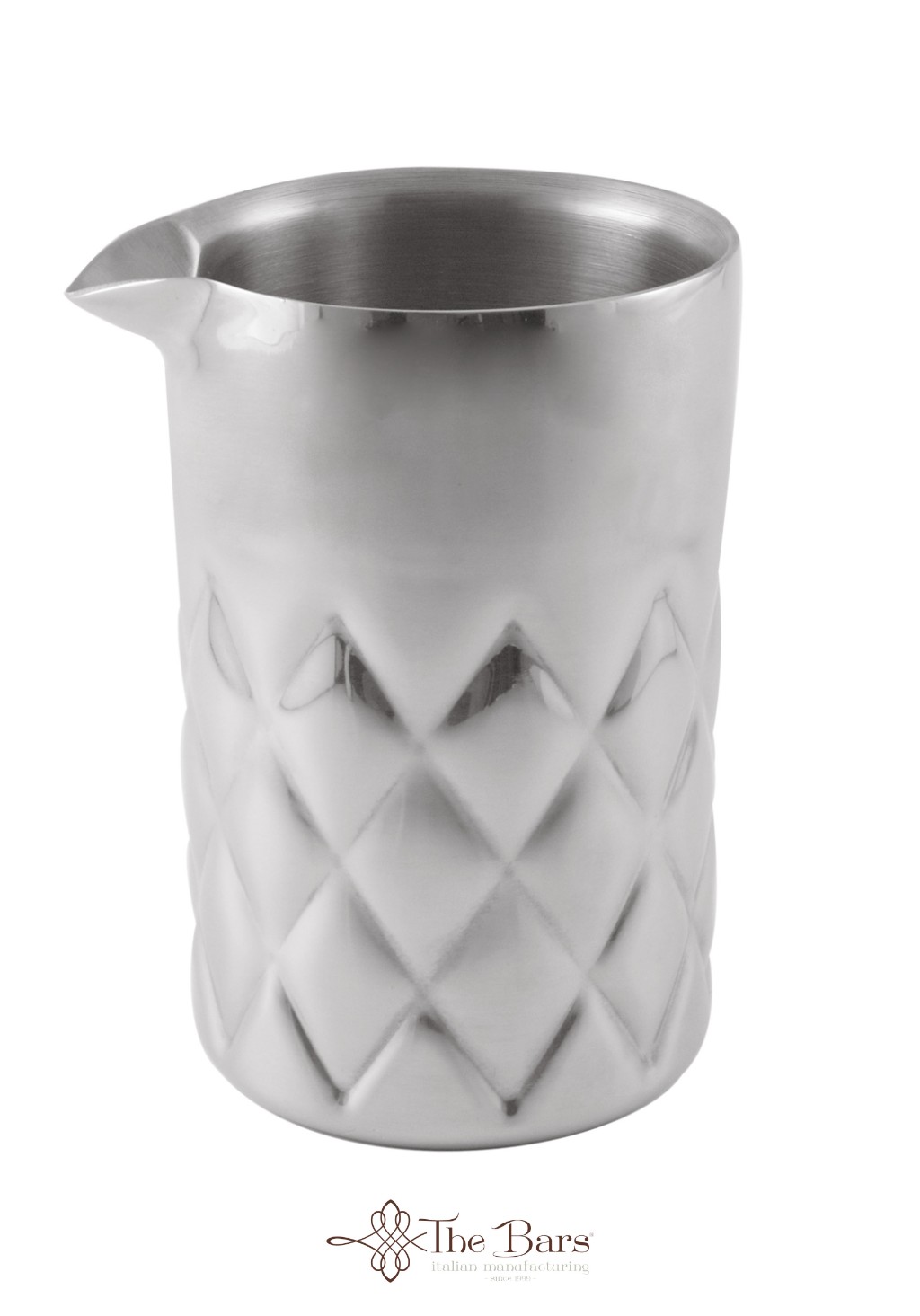Vaso mezclador de doble pared Iron 60 cl, acero grabado - Imagen 2