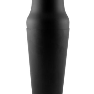 Coctelera parisina negra mate 90 cl, acero inoxidable