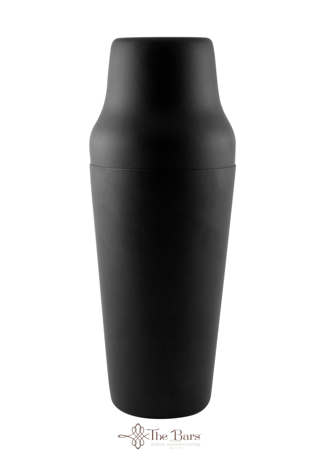 Coctelera parisina negra mate 90 cl, acero inoxidable