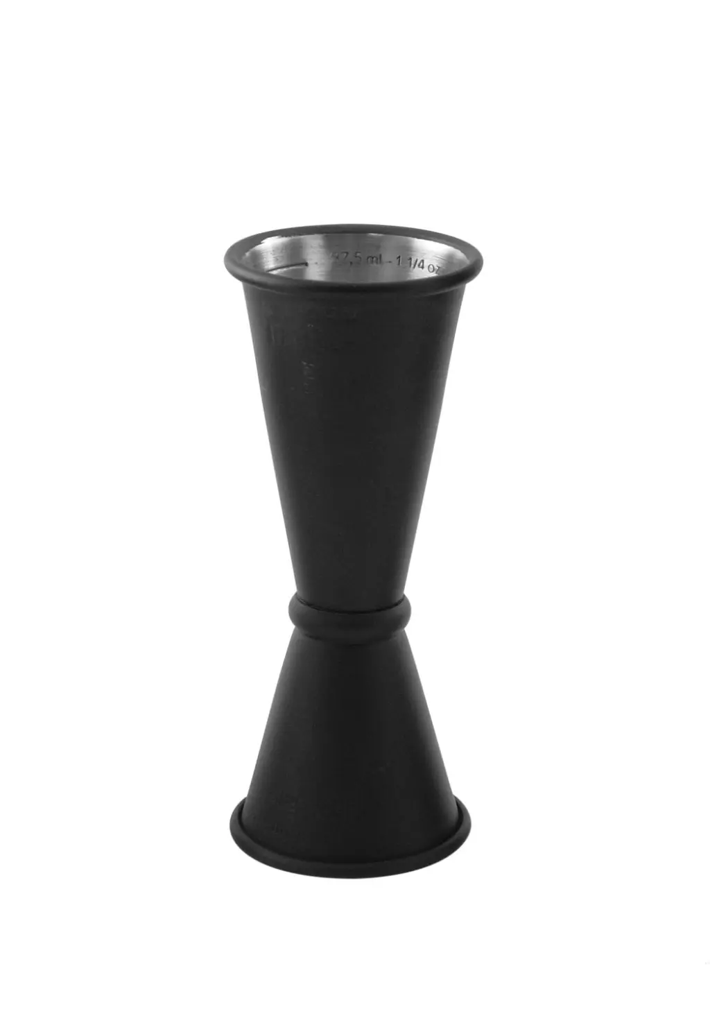 Jigger negro mate de acero, 15/30, 30/45 o 30/60 ml