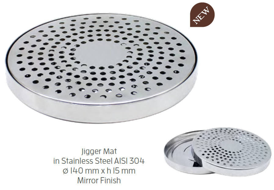 Bandeja de goteo para jigger, acero inoxidable 15 cm - Imagen 2