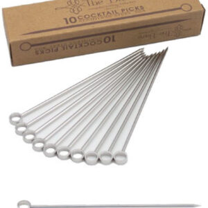 Pincho de anilla para guarniciones, acero inoxidable