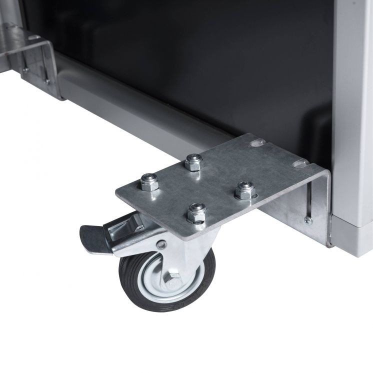 Ruedas escamoteables Comfort con freno, 7,5 cm