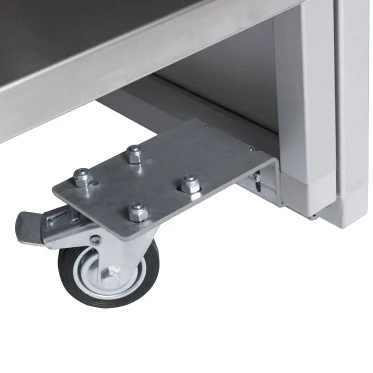 Ruedas escamoteables Comfort con freno, 7,5 cm - Imagen 2