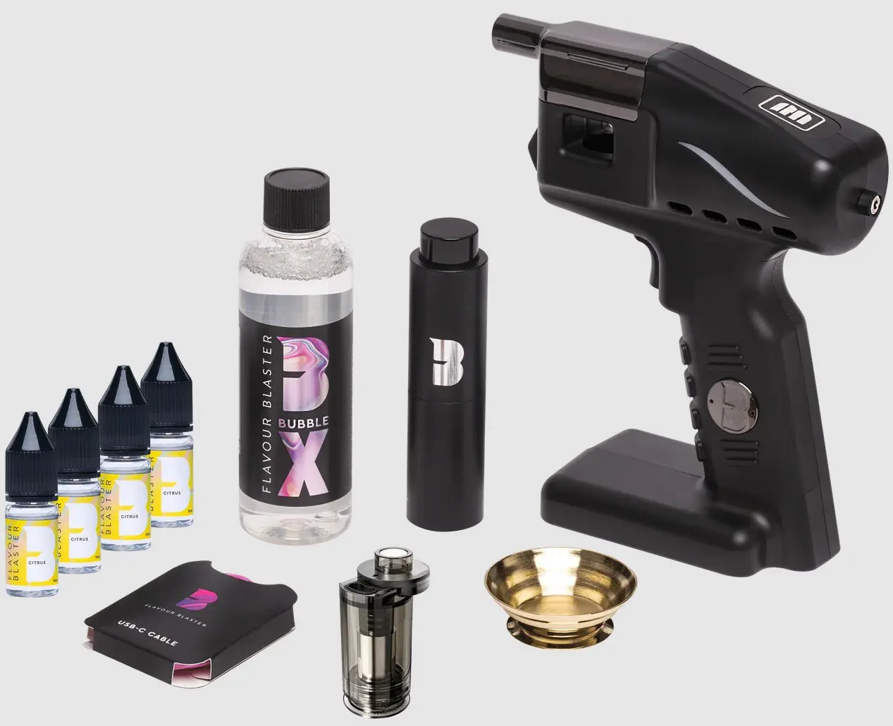 Pistola Flavour Blaster para burbujas aromáticas en cócteles