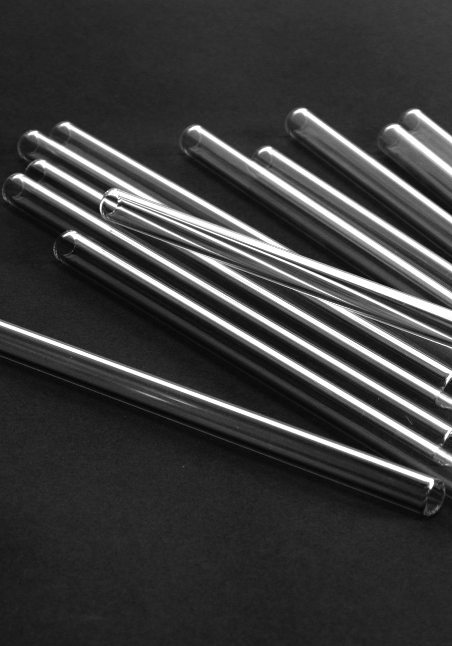 Pajitas de vidrio irrompible