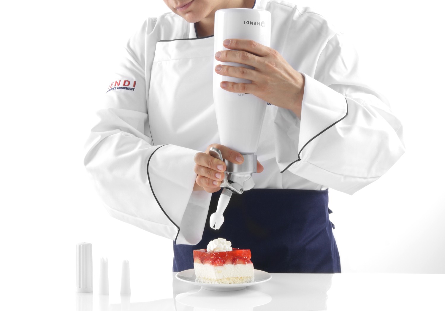 Sifón de nata de aluminio blanco, 25 cl, 50 cl y 1 l - Imagen 6