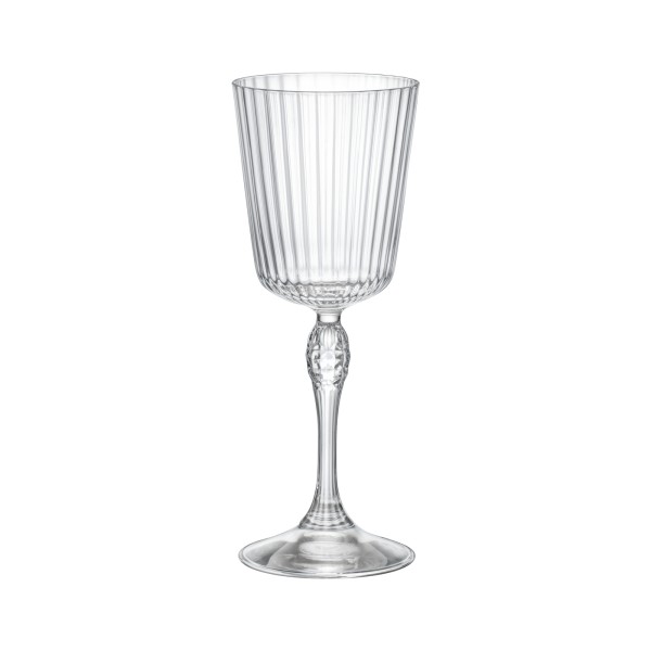 Copa cobbler America 25 cl de vidrio soplado, pack de 6 - Imagen 2