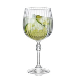 Copa de balón America 74 cl para gin tonic, vidrio soplado, pack de 6