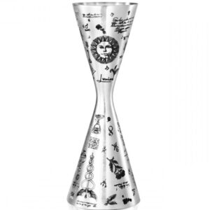 Jigger Alchemy graduado por dentro, acero inoxidable, 30/45, 30/60 y 60/90 ml