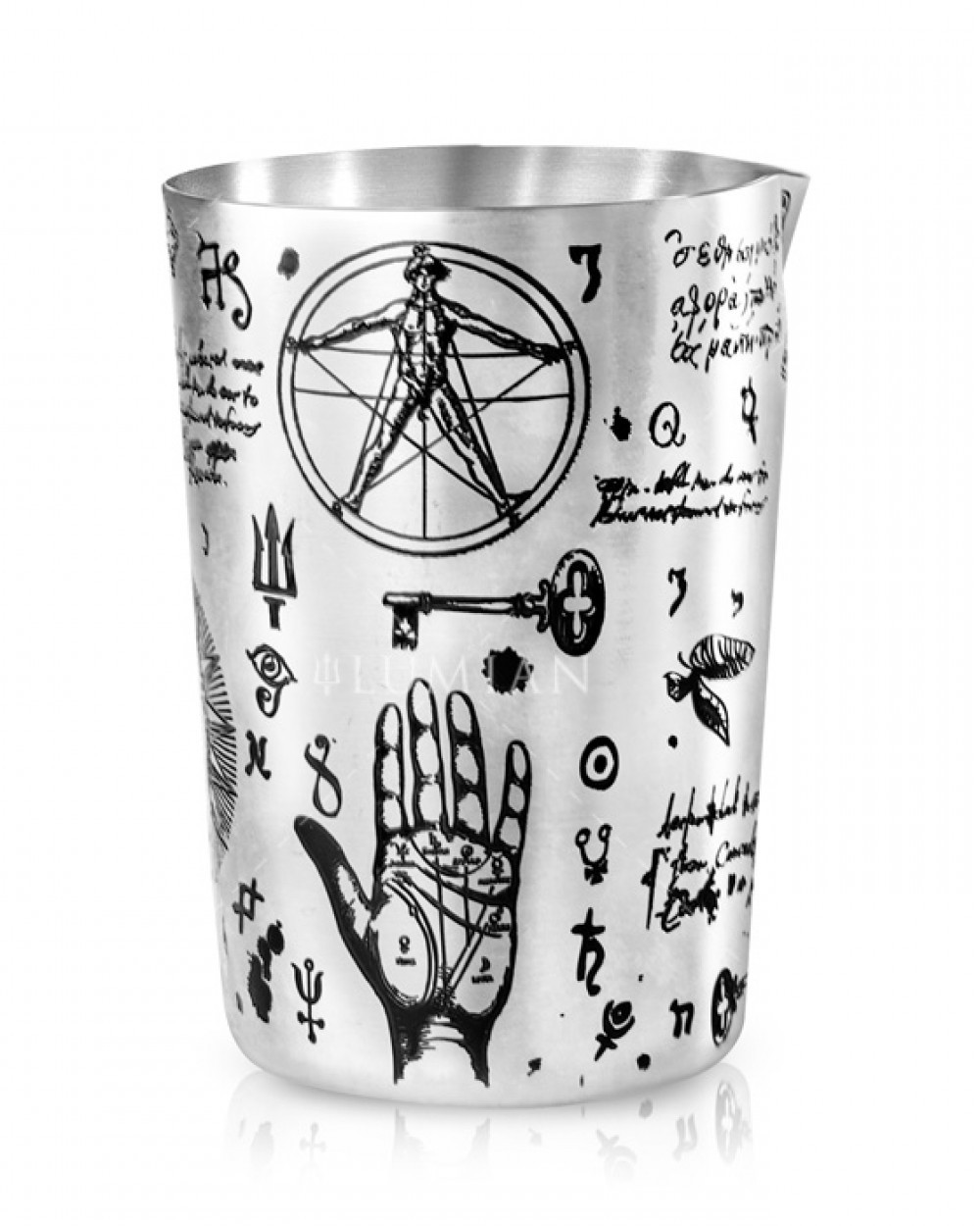 Vaso mezclador Alchemy Lumian de una pieza, acero inoxidable