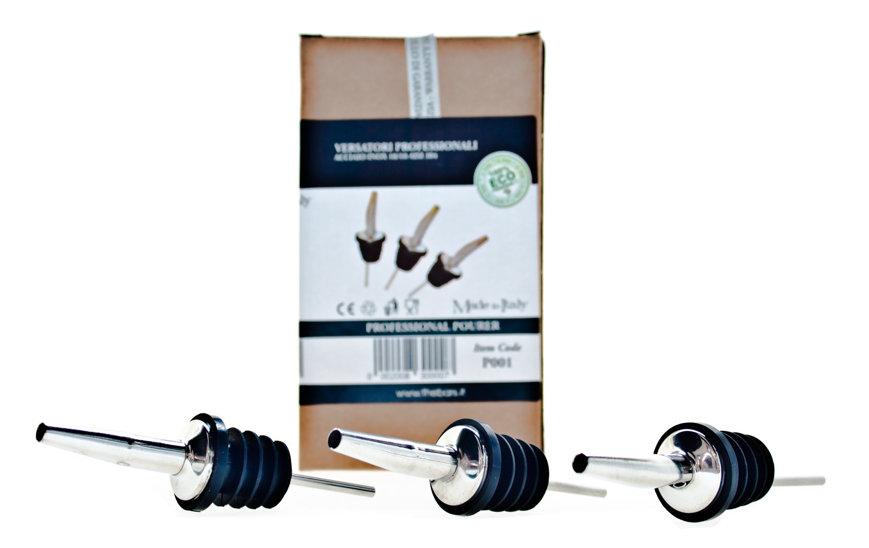 Pico vertedor de metal The Bars, pack de 12