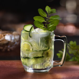 Taza Moscow Mule de vidrio Tattoo 42 cl, pack de 4