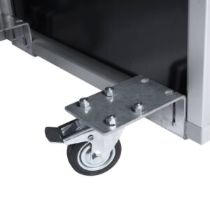 Ruedas escamoteables Professional con freno, 7,5 cm