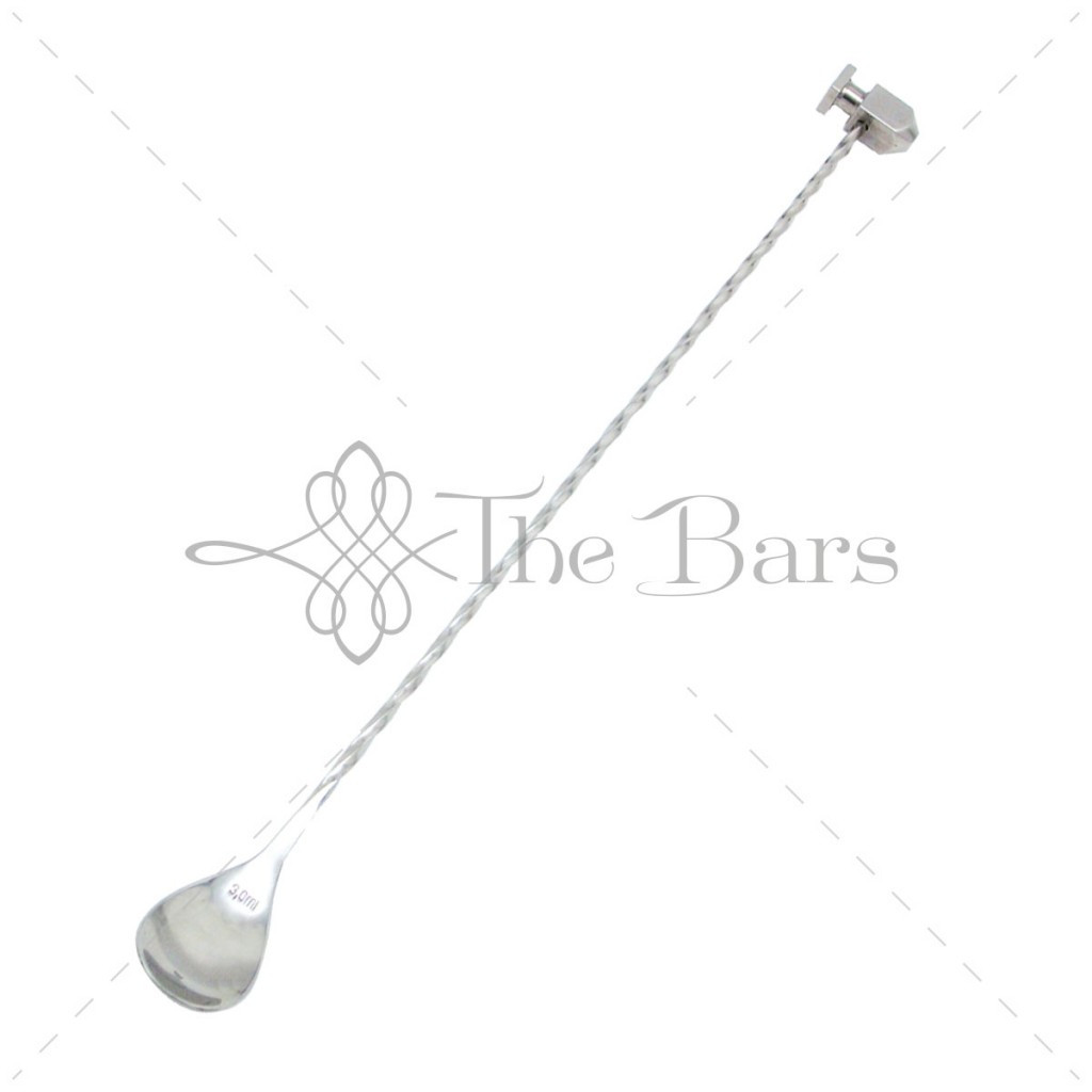 Cuchara de bar con martillo 35 cm, acero inoxidable