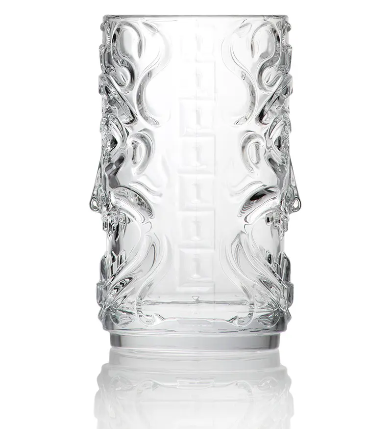 Taza tiki Etruria 45 cl, máscara de Medusa, pack de 4 - Imagen 3