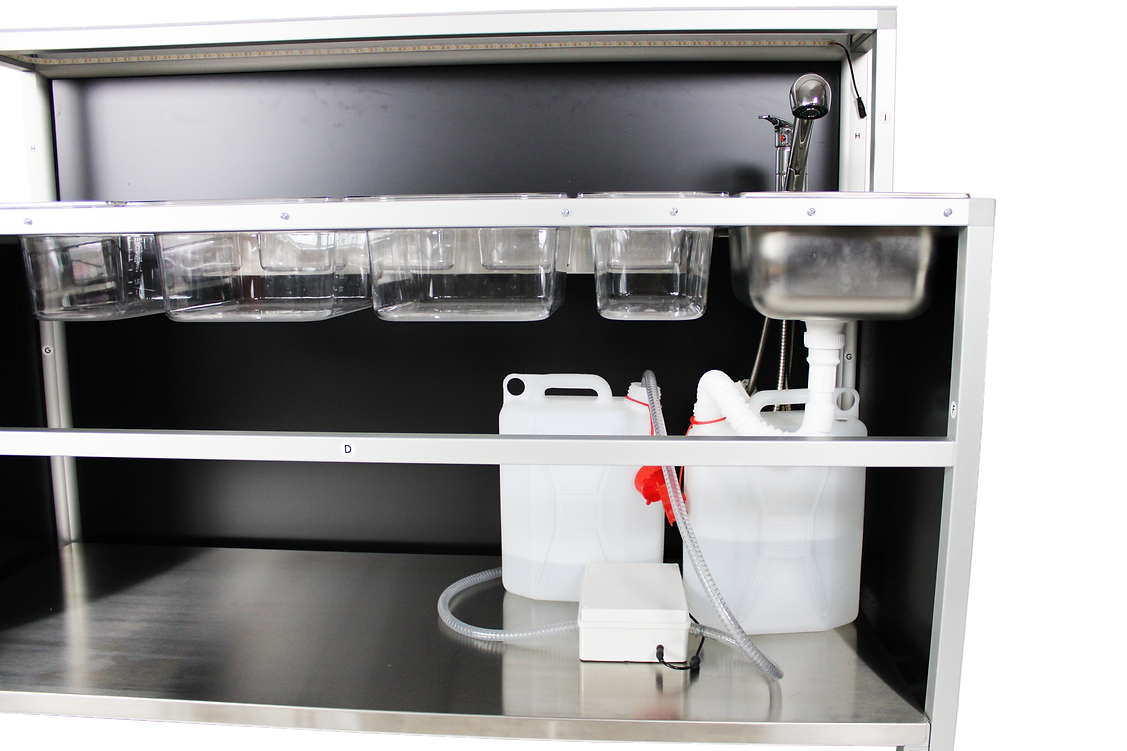 Kit de bombeo de agua para barra portátil, dos bidones de 10 l - Imagen 2