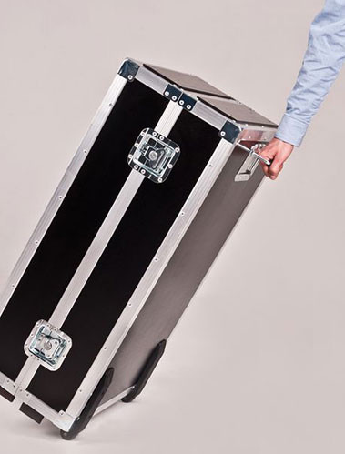 Barra de bar portátil trolley de 160 cm, 25 kg, con speed rack - Imagen 3
