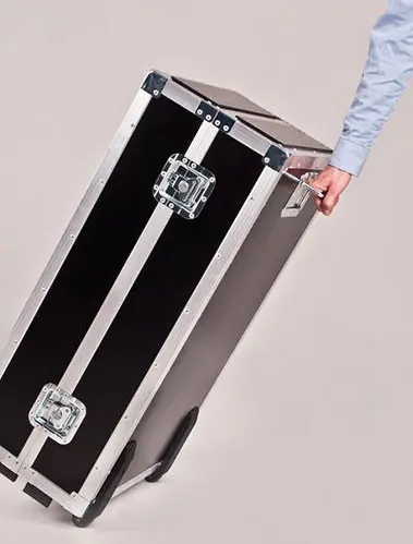 Barra de bar portátil trolley de 160 cm, 25 kg, con speed rack - Imagen 3