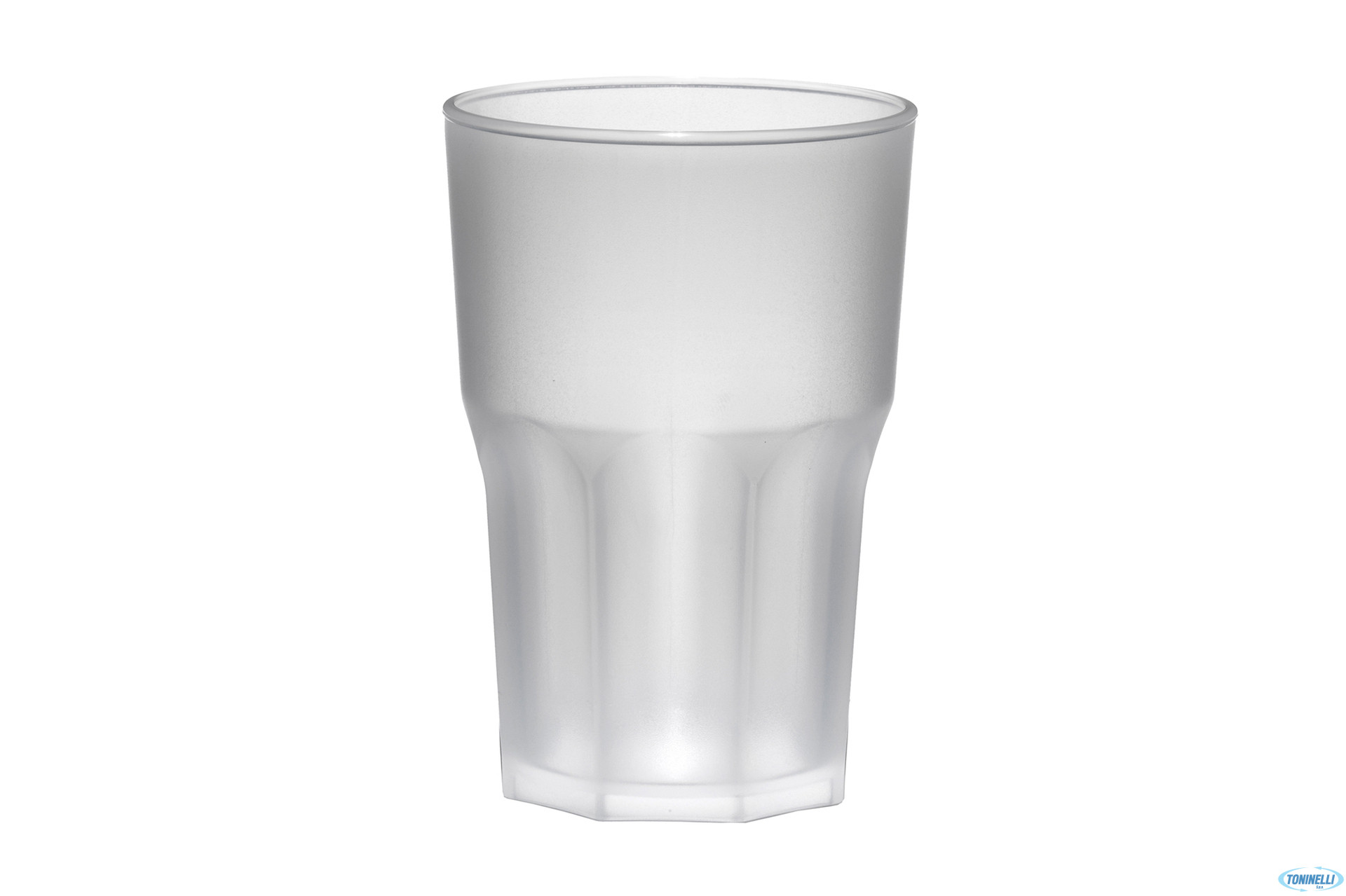 Vaso irrompible Granity Frost 40 cl, SAN blanco mate, pack de 5