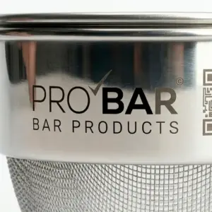 grabado láser Laser Mono: logo grabado en una herramienta de bar de acero inoxidable