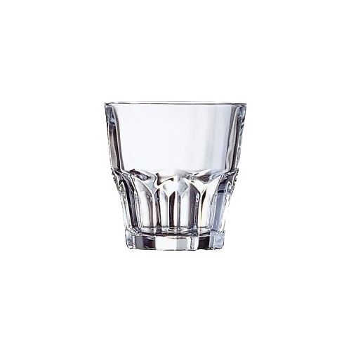 Vaso rock Granity 20 cl apilable, vidrio, pack de 6